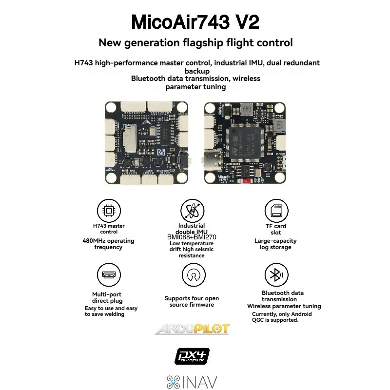 MicoAir743 V2 Controlador de v - Drone Gimbal Controller avaliação e preço